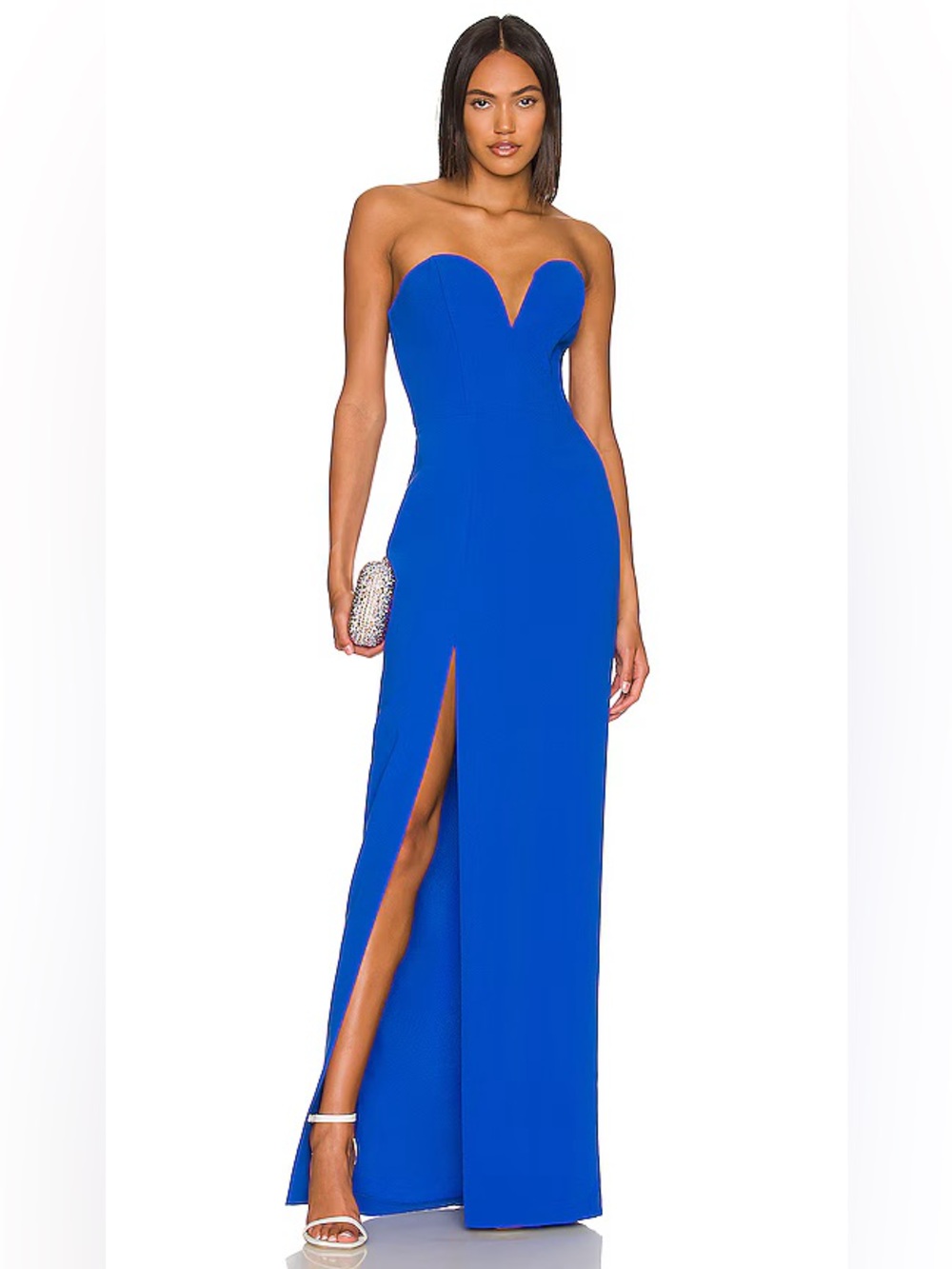 Amanda Uprichard x REVOLVE Cherri Gown in Blue